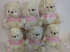 くまのプーさん　ミルキーボアいちごみるく　超BIGぬいぐるみ×6個