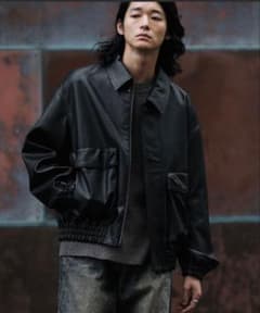 WYM ARTIFICIAL GRAIN SHORT BLOUSON Sサイズのサムネイル