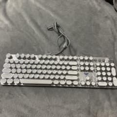 ゲーミングキーボード 丸キーボード 青軸のサムネイル