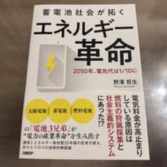 蓄電池社会が拓くエネルギー革命 野澤哲生のサムネイル