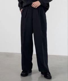 WYM LIDNM GABA WIDE TUCK SLACKSのサムネイル