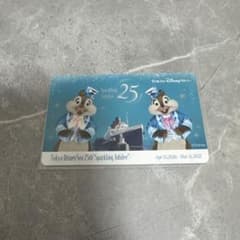 東京ディズニーシー 25周年 JAL 搭乗証明書 ステッカー チップとデールのサムネイル