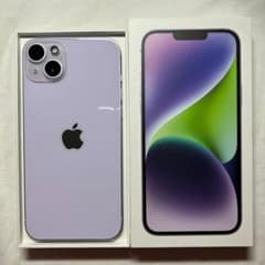 SIMフリー iPhone14Plus 128GB パープル(箱あり)のサムネイル