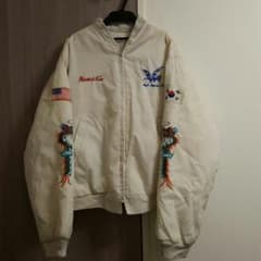 80'sツアーブルゾン　刺繍　スカジャンのサムネイル