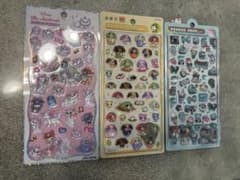 キャラクターシール 3点セット ぷっくりシールのサムネイル