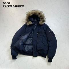 ジャケット・アウター Ralph Lauren N-2B fur down jacket black 希少】ポロラルフローレン N-2B型 ダウンジャケット 紺 S - メルカリ