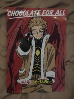 8月12日まで 僕のヒーローアカデミア meiji クリアポスター ホークスのサムネイル