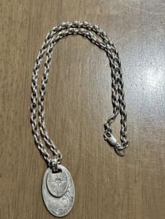 SAAD 925シルバー ネックレス オーバル型 - メルカリ