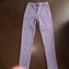 GU キッズ デニムパンツ パープルのサムネイル