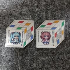 TGS GAME STAGE ステッカー 2枚セット 初音ミク 花海咲季のサムネイル