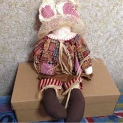 カントリー人形 うさぎのサムネイル