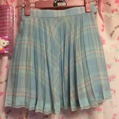 メゾピアノのチェックプリーツスカートのサムネイル