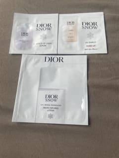 Dior Snow サンプルセット 化粧下地 美容液 化粧水のサムネイル