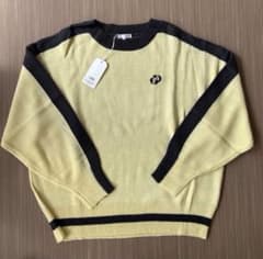 GYDA GYDALMATIAN BICOLORニットトップス イエローのサムネイル