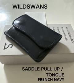 小物 SADDLE PULL UP / TONGUE WILDSWANS SADDLE PULL UP タング フレンチネイビー 美品 - メルカリ