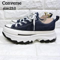 Converse コンバース トレックウェーブ ローカット 厚底 デニム 23