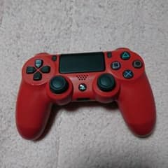中古清掃修理品 PS4 純正コントローラー・マグマ・レッドのサムネイル