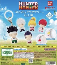 ハンターハンター　めじるしアクセサリー　GI編　5種類　コンプ　コンプリートのサムネイル