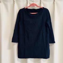 ほぼ新品 CIRCOLO チルコロ カットソー Tシャツ 7分丈 ブラックのサムネイル