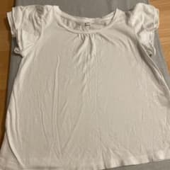 Tシャツ カットソー トップス　白　女の子　110のサムネイル