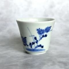 無傷完品　平戸焼　古伊万里　小猪口　酒器　覗き　猪口　向付　アンティーク　骨董 無傷完品 平戸焼 古伊万里 小猪口 酒器 覗き 猪口 向付