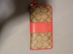 COACH 長財布 ピンクのサムネイル