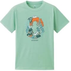 新品　mont-bell ミントグリーンTシャツ　160のサムネイル