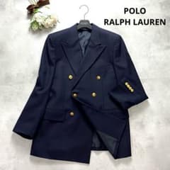 ポロラルフローレン 紺ブレ ブレザー ジャケット ネイビー 金ボタン