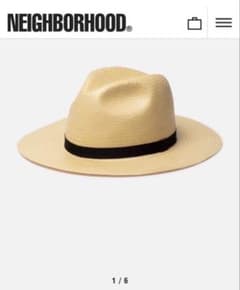NEIGHBORHOOD PAPER FEDORA HAT ストローハット M - メルカリ