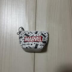 ※未使用 MARVEL キャラクター柄ポーチ ホワイトのサムネイル