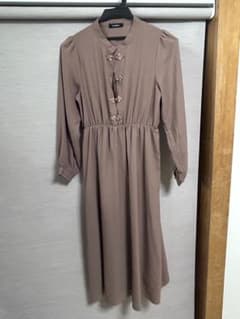 w closet チャイナボタン ワンピース ベージュのサムネイル