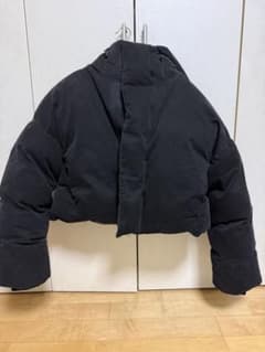 24FWM MML HOODED PUFFER BLACK Lサイズ - メルカリ