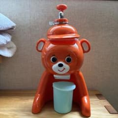 きょろちゃん かき氷機 ABF-100 オレンジ Amazon｜タイガー魔法瓶(TIGER) 氷削り器 かき氷器 きょろちゃん 復刻
