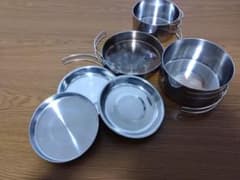 【ほぼ送料】【キャンプ用品】クッカー　コップ　セットのサムネイル