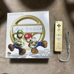 ゼルダの伝説限定ゴールドリモコン とクラブ任天堂ゴールデンハンドルセット美品のサムネイル