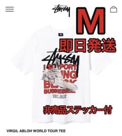 Stussy × VIRGIL ABLOH off white tee  Mのサムネイル