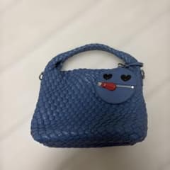 ダイアナ　ミニメッシュバッグ　ブルーのサムネイル