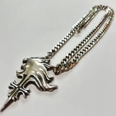 公式 FF8 シルバーネックレス アクセサリー ライオンハート シルバー