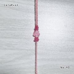 ハンドメイド ビーズ ミサンガ ブレスレット イニシャル アルファベット Cのサムネイル