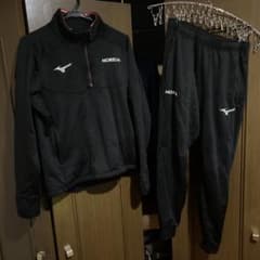 Mizuno Morelia ブラックジャージ上下セット サイズMとサイズL - メルカリ