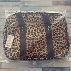 スクバ レオパード スクールバッグ スピンズ ひょう柄 色:ベージュ