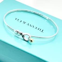 未使用保管品✨ティファニー フック&アイ ブレスレット バングル 925