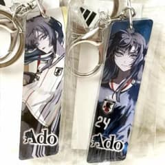 新品未開封 2種 Ado サッカー日本代表 アディダス アクリル