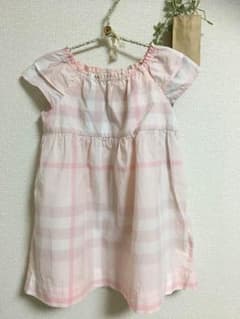 バーバリー 2Y 薄ピンクワンピース 90㎝のサムネイル
