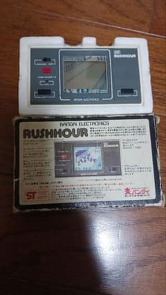 ゲームウォッチ稀少】BANDAI ELECTRONICS RUSHHOUR本体 - メルカリ
