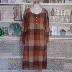 ケイ様専用！ATELIER EQUAL チェックワンピースのサムネイル