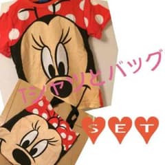 ミニー♡フェイストート♡バッグ♡セットのサムネイル
