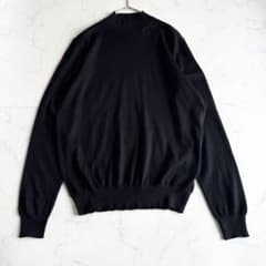 極美品 BR別注 フェデーリ モックネックニット カシミヤシルク 50 黒 近年 極美品 BR別注 フェデーリ モックネックニット カシミヤシルク 50 黒
