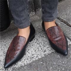 ungrid ● 未使用 新品 ● パイソン柄 フラットシューズ ローファー のサムネイル