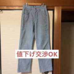 Lee USA製 70s.80sコーデュロイパンツ ライトブルー W28相当のサムネイル